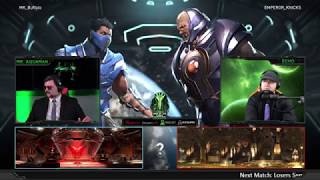 Injustice 2 KNICK Darkseid Vs BUFFALO SubZero WOTG S2 W11 [upl. by Nollie770]