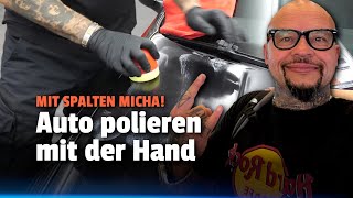 AUTO POLIEREN VON HAND So machts der Profi Aufbereiter Spalten Micha [upl. by Dawes]