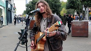 A Fantastic Performance of Sweet Home Chicago by new Busker Erik Larsen [upl. by Casady]