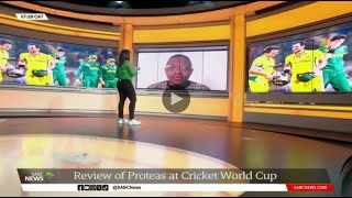 Proteas bundled out of the 2023 Cricket World Cup Khanyiso Tshwaku weighs in [upl. by Enamrahs]