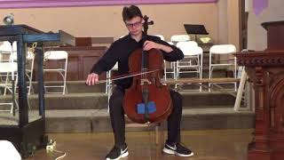 NYOUSA 2018 cello audition Brahms Symphony 2 mov 2 [upl. by Aklam]