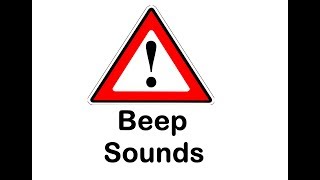 Warning Beep Sound Effects All Sounds [upl. by Anaej399]