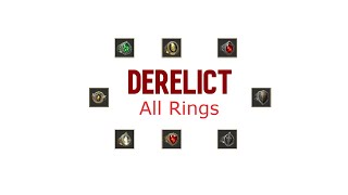 DERELICT  All Ring Locations [upl. by Aicirtak]