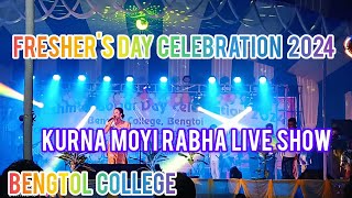 Gwmwrhang  kurna Moyi Rabha live show  Bengtol college [upl. by Frerichs]