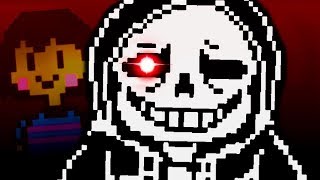 UNDERTALE Genocide Sans  Dusttale Fangame [upl. by Minette352]