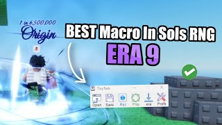 NEW BEST Macro For Sols RNG Era 9 [upl. by Eanat534]