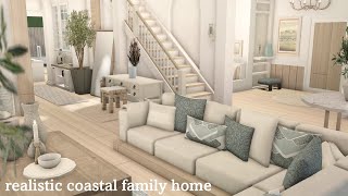 BLOXBURG realistic summer coastal family home 572k  Leqhhx [upl. by Eseenaj]