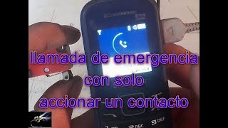 llamada de emergencia con solo accionar un contacto [upl. by Llertnov]