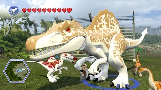 Lego Jurassic World  HYBRIDS  Free Roam GamePlay [upl. by Luemas]