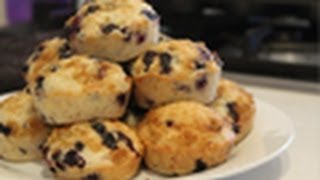 Vegan Blueberry Muffins Recipe [upl. by Ellasal]