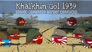 Khalkhin Gol 1939  Countryballs  Soviet–Japanese border conflicts [upl. by Pliner]