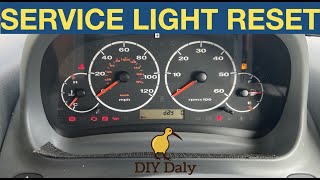 Ducato Boxer amp Relay Service light Reset [upl. by Eiger391]