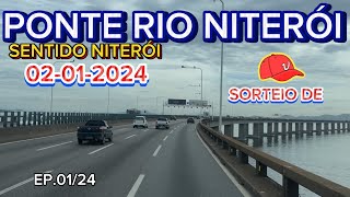 PONTE RIO NITERÓI  PASSANDO NA PONTE RIO NITERÓI EM 2024 ponterioniteroi riodejaneiro niterói [upl. by Priscella]