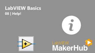 LabVIEW Basics  08  Help [upl. by Eimia355]