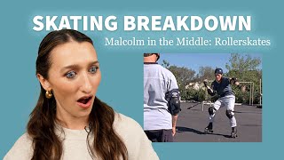 World Champion Roller Skater Breaks Down Malcolm in the Middle quotRollerskatesquot Episode [upl. by Aivartal]