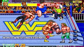 WWF Wrestlefest Goonster37 vs SilentShock Royal Rumble Battle Royal [upl. by Shamma]