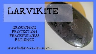 Larvikite Gemstone Viking Energy For Grounding Patience and Peace [upl. by Deland]