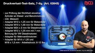 Tutorial DruckverlustTestSatz  7tlg Art 62645 [upl. by Curry]