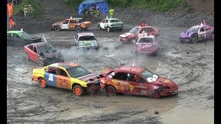 2017 Demolition Derby  Smash Up For MS  Small Car Heat [upl. by Jair]