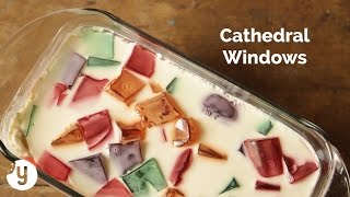 How to Make Cathedral Windows Dessert  Yummy Ph [upl. by Artemis821]