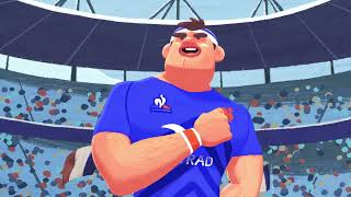 ANIMATED RUGBY ANTHEMS 🇫🇷  LA MARSEILLAISE [upl. by Armbrecht]