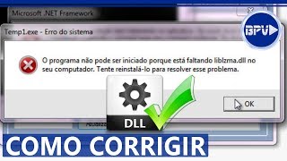 Como Resolver TODOS ERROS de DLL do seu PC Windows [upl. by Leiria]