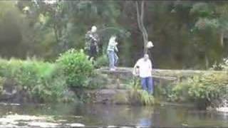 Salmon caught River Mourne at Sion Northern Ireland [upl. by Imekawulo782]