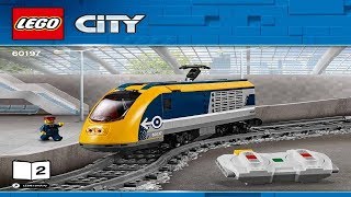 LEGO instructions  City  Trains  60197  Passenger Train Book 2 [upl. by Giacopo559]