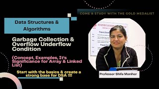 Lecture 18 Garbage Collection amp Overflow Underflow Condition [upl. by Stila]