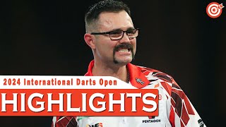 Damon Heta vs Callan Rydz  Highlights  International Darts Open 2024 [upl. by Samuella]