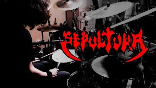 Sepultura  Troops Of Doom Luís Moreira Drum Cover [upl. by Anazus]