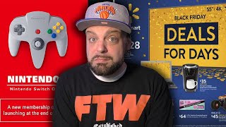 Nintendo Talks FIXING N64 Switch Online  Walmart Black Friday Gaming Deals REVEALED [upl. by Cahilly586]