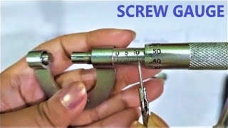 To measure the diameter of a given wire using screw gaugepart1 calculation of least count [upl. by Balduin]