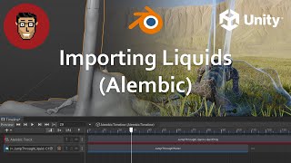 Bring Alembic Simulation Fluid Destruction etc to Unity Timeline Blender to Unity [upl. by Zonda]