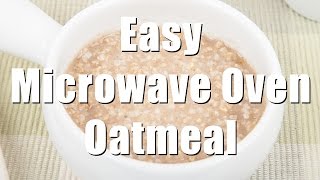 Homemade Microwave Oatmeal Using Quick Cooking Oats Med Diet Episode 4 [upl. by Marcela]