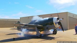 P47 Thunderbolt Engine StartUp amp Engine ShutDown [upl. by Ramu254]