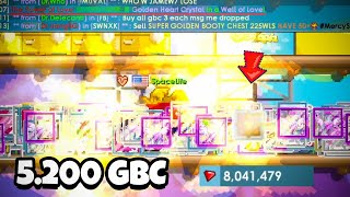 GACHA 5200 GBC in Valentine  8000000 GEMS  25 Wells GHC  Growtopia Valentine [upl. by Ahsinej]