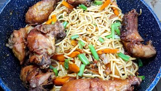 How to make Stir Fried Spaghetti  Delicious fried Pasta [upl. by Yenatirb]