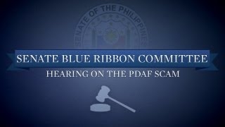 Livestream Senate Blue Ribbon Committee Hearing on P10 billion PDAF scam Sept 12 2013 [upl. by Mahgirb533]