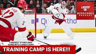 3 Storylines Going into Carolina Hurricanes Training Camp  Carolina Hurricanes Podcast [upl. by Schaab]