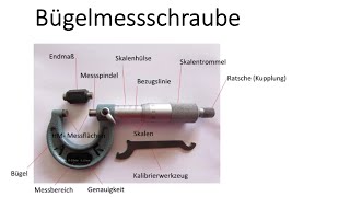 Bügelmessschraube richtig verwenden [upl. by Bloxberg753]