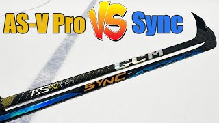 CCM Super Tacks ASV Pro vs Bauer Nexus SYNC Hockey Stick Review  Which stick should you buy [upl. by Diandre980]