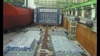 Nordic Yards Werft Wismar Containerschiff Cap Doukato [upl. by Ahsimin]