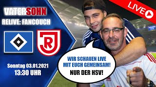 RELIVE HSV  Jahn Regensburg 31  VaterSohn Fancouch  HSV Livestream 🔴 [upl. by Ahtel]