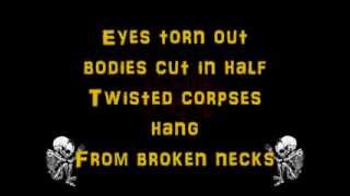 Cannibal Corpse Innards Decay Lyric Video [upl. by Trinia]