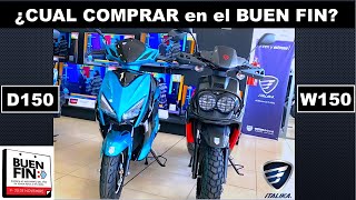 Italika D150 vs W150 ¿CUAL COMPRAR [upl. by Amsirac]