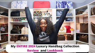 My ENTIRE Luxury Handbag Collection 2024  Louis Vuitton Gucci Coach YSL amp More  Review amp Style [upl. by Arman584]