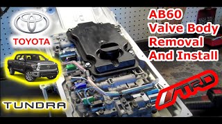 AB60 Toyota Tundra Valve Body Removal and Installation [upl. by Llieno]