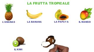 LA FRUTTA lessico italiano [upl. by Akino]