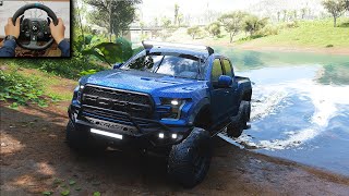 Ford  VelociRaptor 6X6  Offroading  Forza Horizon 5  Logitech g923 gameplay [upl. by Dnomrej879]